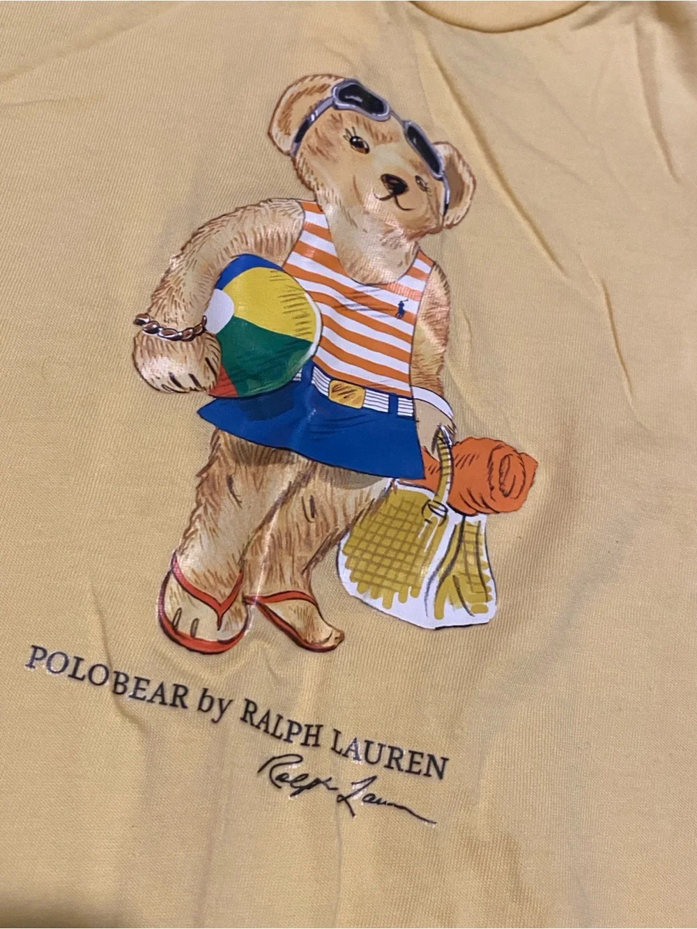 Ralph Lauren polobear yellow